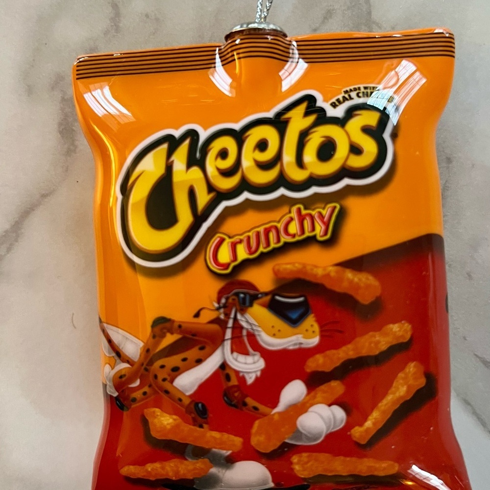 Old World Christmas Flamin’ Hot Cheetos NWT OWC Glass Ornament​​ - Picture 2 of 3